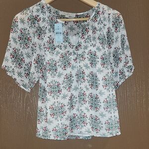 Loft Floral Print Women's Top